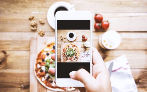 La pizza su Instagram